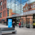 The entrance to the Wigan Life Centre