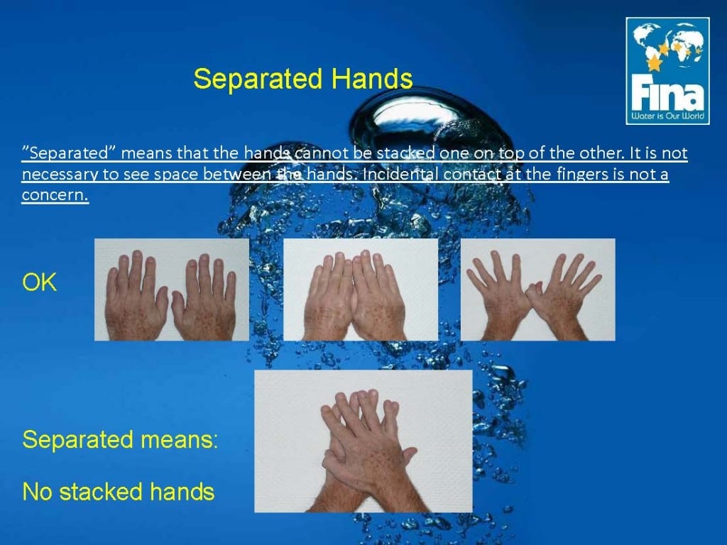 FINA Separated Hands